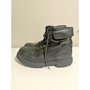 Timberland Pro Boots Womens Size 12 W Direct Attach Steel Toe Work Black Leather